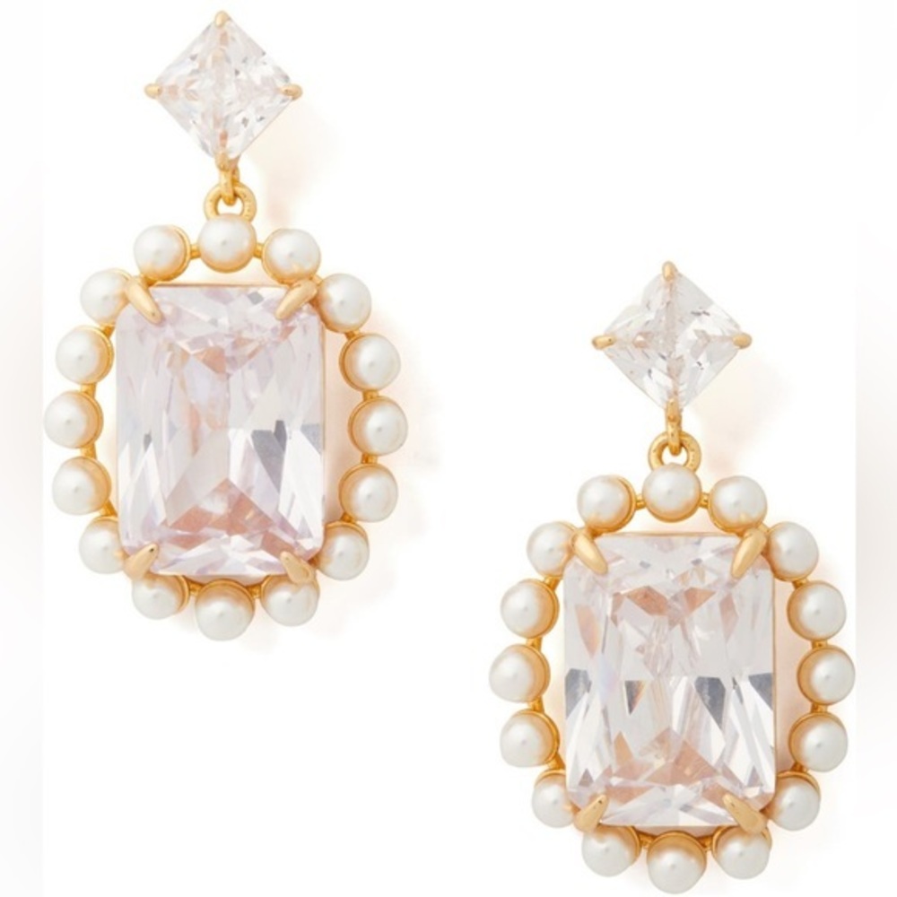 Kate Spade New York set in stone drop earrings, $118